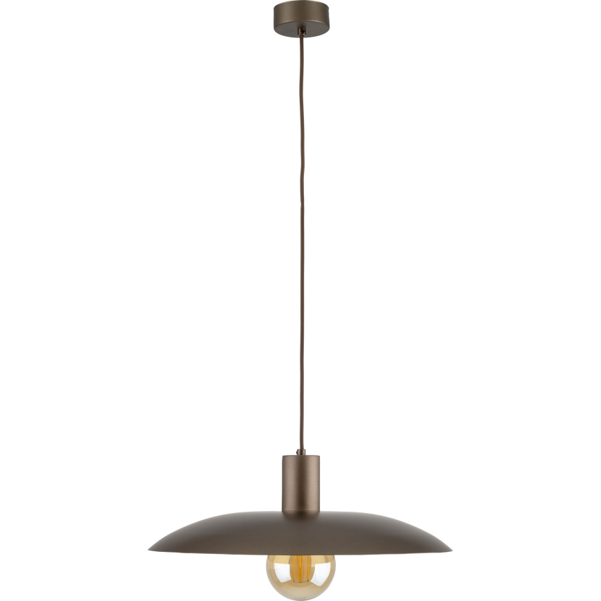 Lustra ar auklu ASTRA 1xE27/15W/230V d. 41 cm brūna