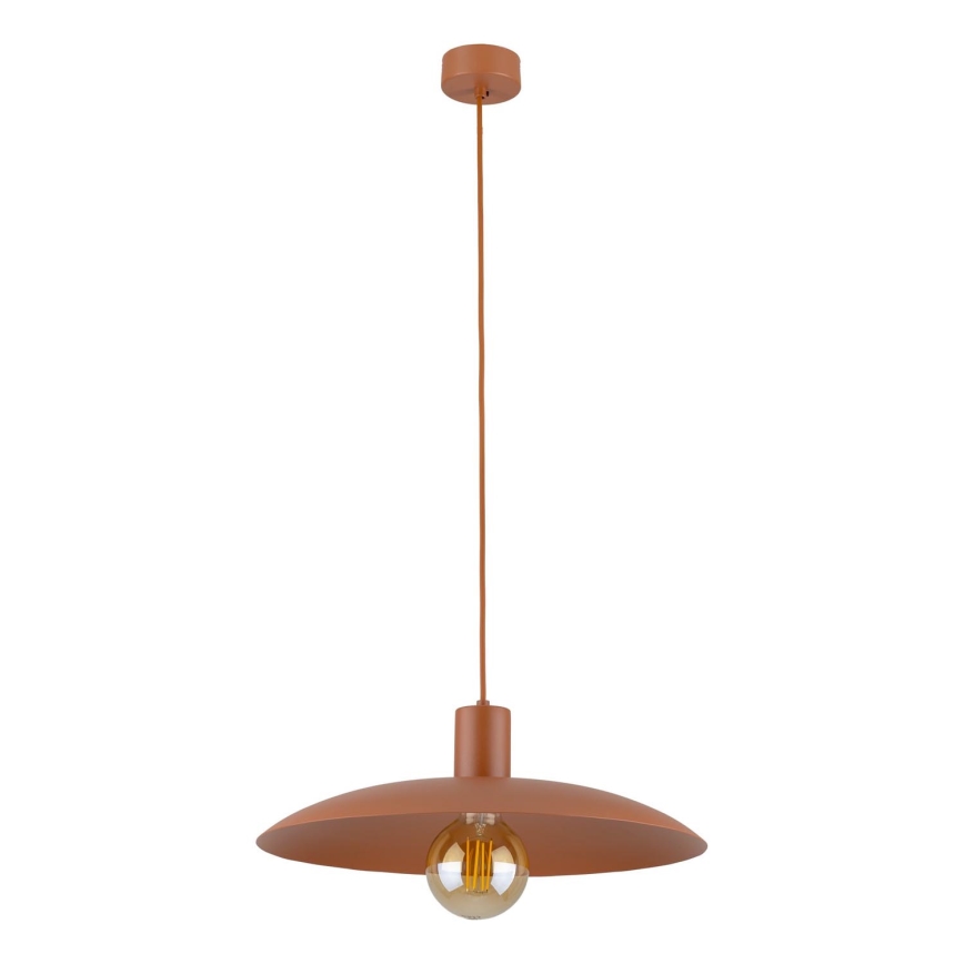 Lustra ar auklu ASTRA 1xE27/15W/230V d. 41 cm ķieģelis