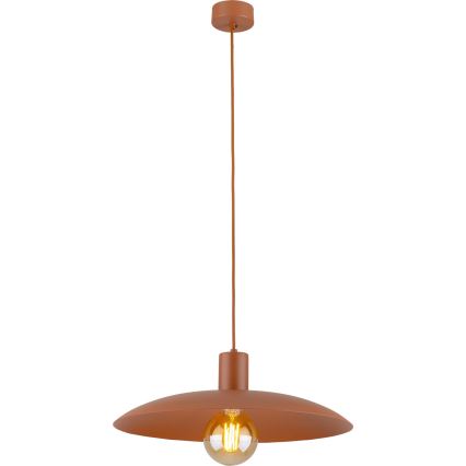Lustra ar auklu ASTRA 1xE27/15W/230V d. 41 cm ķieģelis