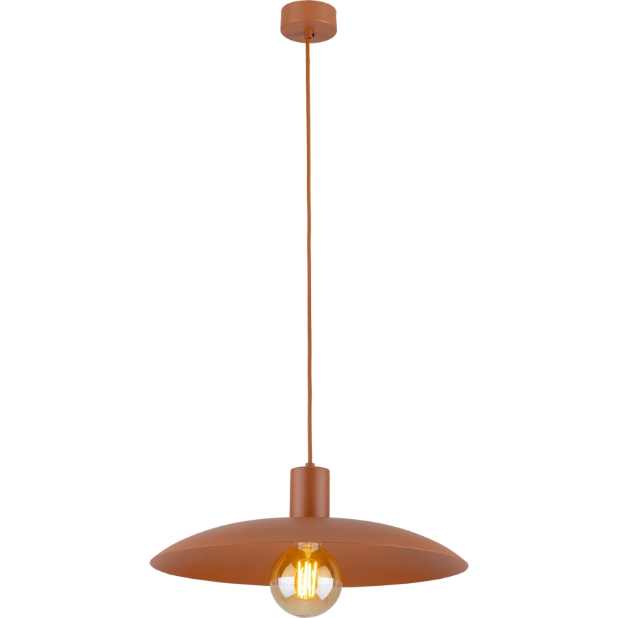Lustra ar auklu ASTRA 1xE27/15W/230V d. 41 cm ķieģelis