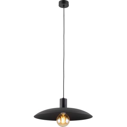 Lustra ar auklu ASTRA 1xE27/15W/230V d. 41 cm melna