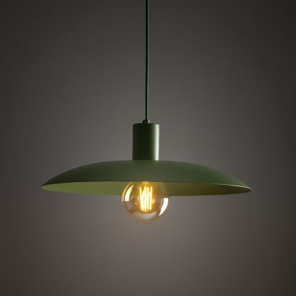 Lustra ar auklu ASTRA 1xE27/15W/230V d. 41 cm zaļa