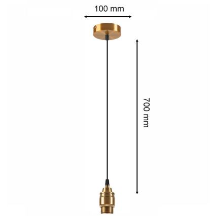 Lustra ar auklu ASTRA 1xE27/60W/230V