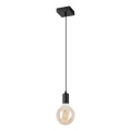 Lustra ar auklu ASTRID 1xE27/60W/230V matēts melna