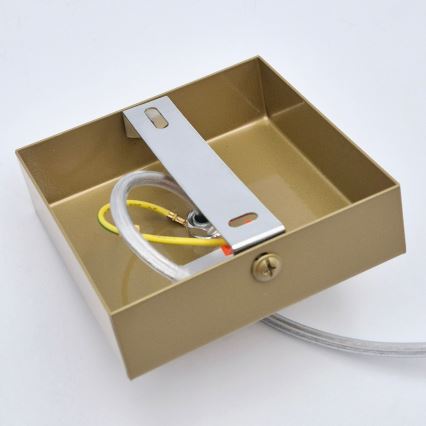 Lustra ar auklu ASTRID 1xE27/60W/230V zelta