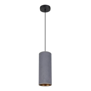 Lustra ar auklu AVALO 1xE27/60W/230V pelēka