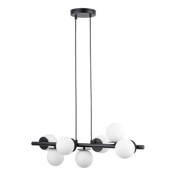 Lustra ar auklu AVOLA 7xG9/12W/230V melna
