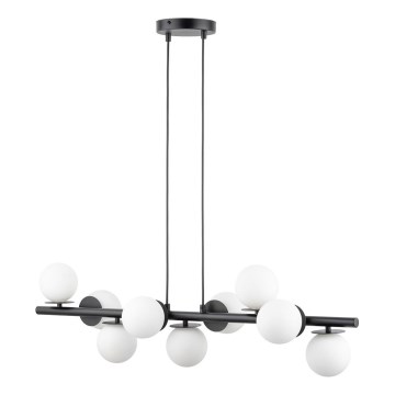 Lustra ar auklu AVOLA 9xG9/12W/230V melna