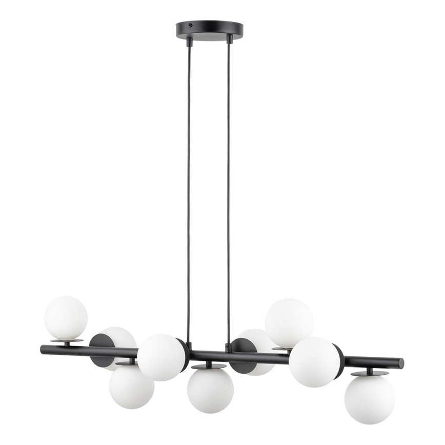 Lustra ar auklu AVOLA 9xG9/12W/230V melna