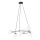 Lustra ar auklu AZURA 6xE14/10W/230V melna/balta