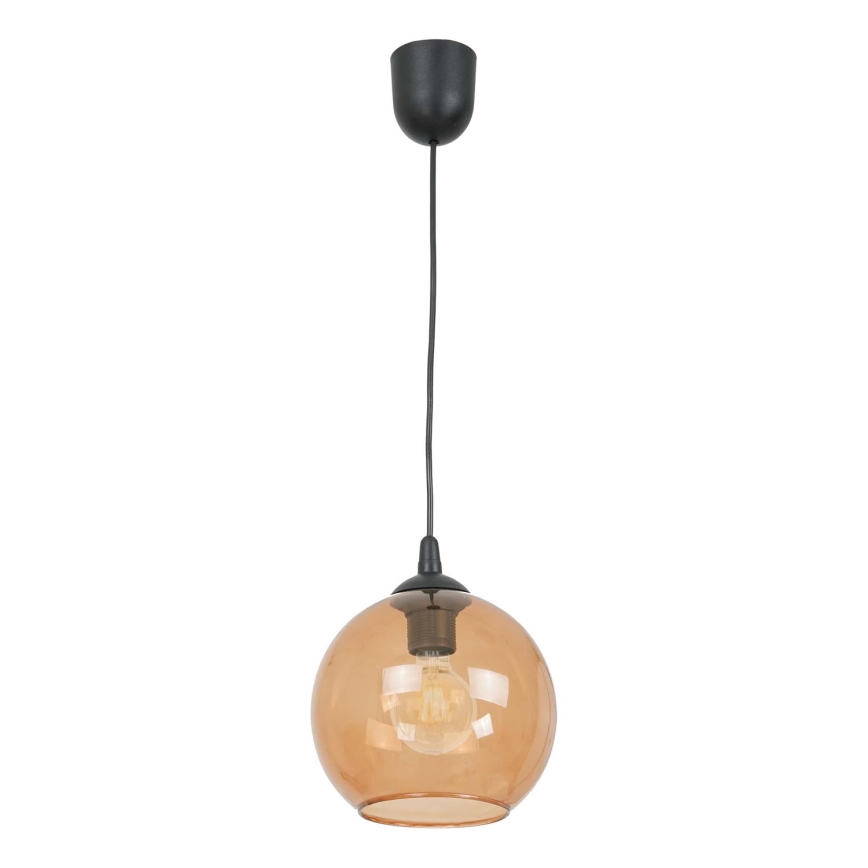 Lustra ar auklu BALL 1xE27/60W/230V d. 20 cm bēša