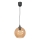 Lustra ar auklu BALL 1xE27/60W/230V d. 20 cm bēša