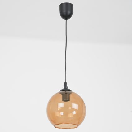 Lustra ar auklu BALL 1xE27/60W/230V d. 20 cm bēša