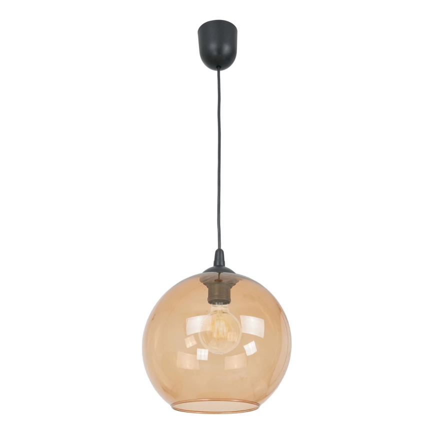 Lustra ar auklu BALL 1xE27/60W/230V d. 25 cm bēša