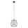 Lustra ar auklu BELL 1xG9/12W/230V d. 24 cm melna/zelta