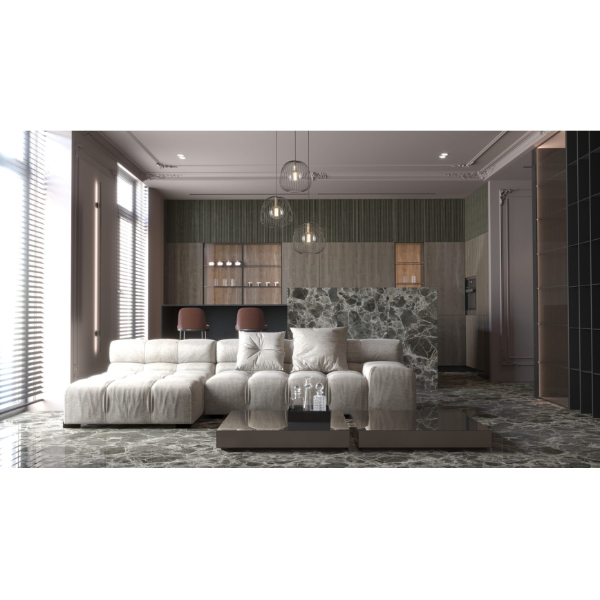 Lustra ar auklu BELL 3xG9/12W/230V melna/zelta