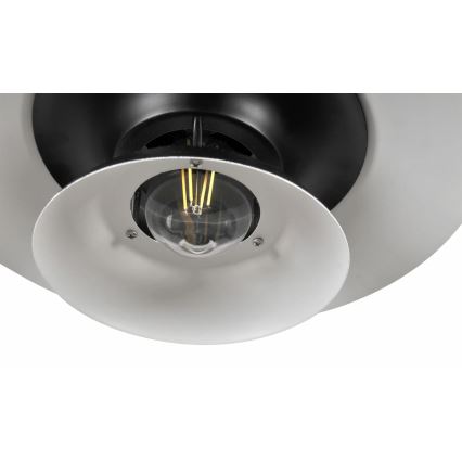 Lustra ar auklu BERIT 1xE27/20W/230V melna