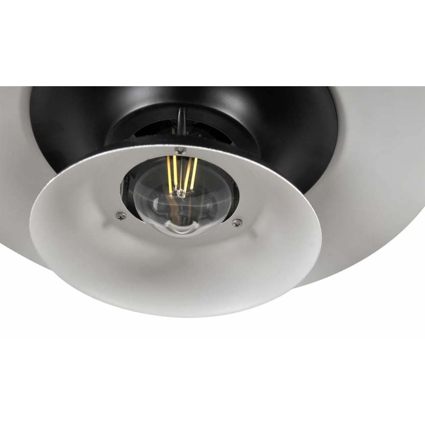 Lustra ar auklu BERIT 1xE27/20W/230V melna