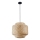 Lustra ar auklu BERTA 1xE27/20W/230V d. 40 cm bambusa