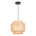 Lustra ar auklu BERTA 1xE27/20W/230V d. 50 cm bambusa
