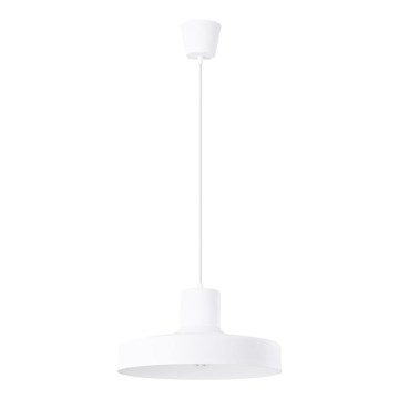 Lustra ar auklu BILO 1xE27/15W/230V d. 35 cm balta