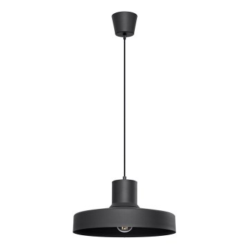 Lustra ar auklu BILO 1xE27/15W/230V d. 35 cm melna