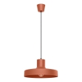 Lustra ar auklu BILO 1xE27/15W/230V d. 35 cm oranža