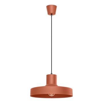 Lustra ar auklu BILO 1xE27/15W/230V d. 35 cm oranža
