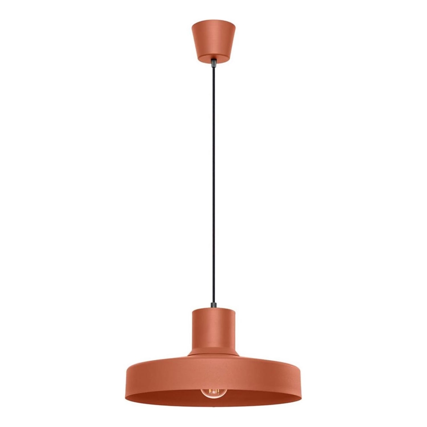 Lustra ar auklu BILO 1xE27/15W/230V d. 35 cm oranža