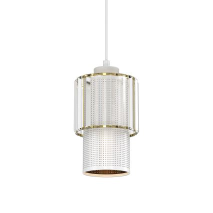 Lustra ar auklu BLANCO 1xE27/60W/230V balta