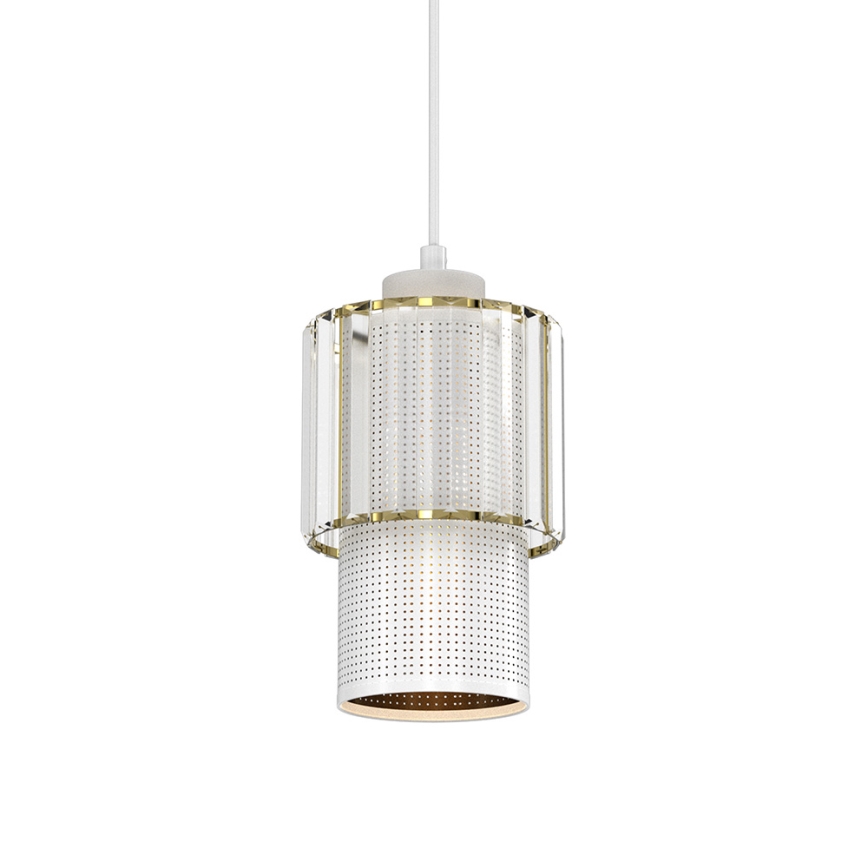 Lustra ar auklu BLANCO 1xE27/60W/230V balta