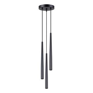Lustra ar auklu BLISS 3xG9/8W/230V melna
