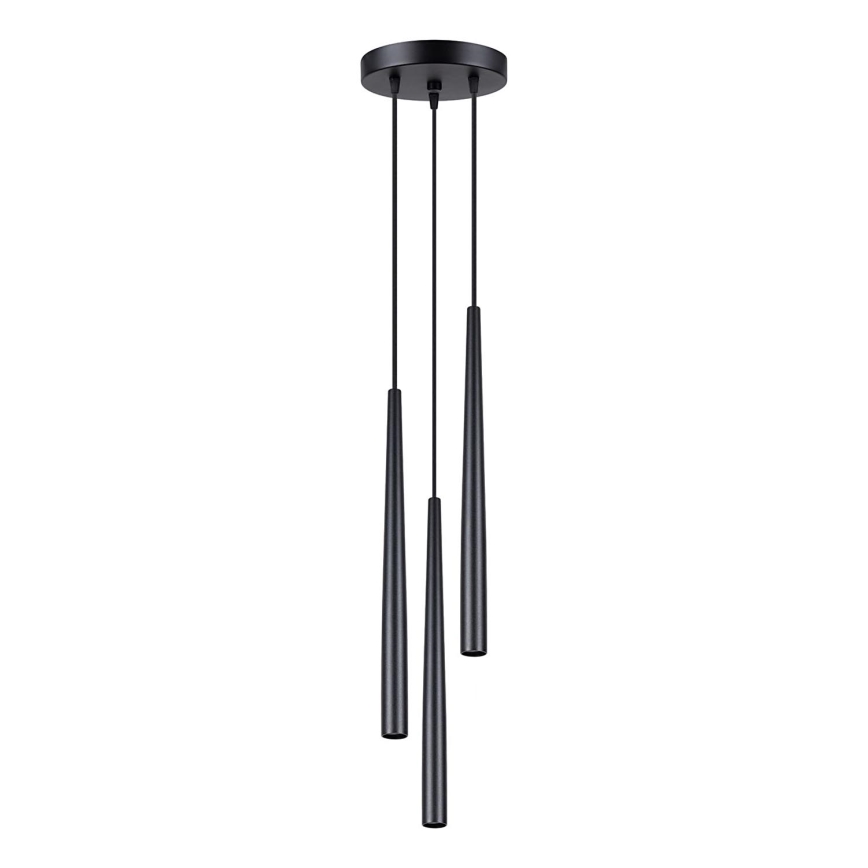 Lustra ar auklu BLISS 3xG9/8W/230V melna