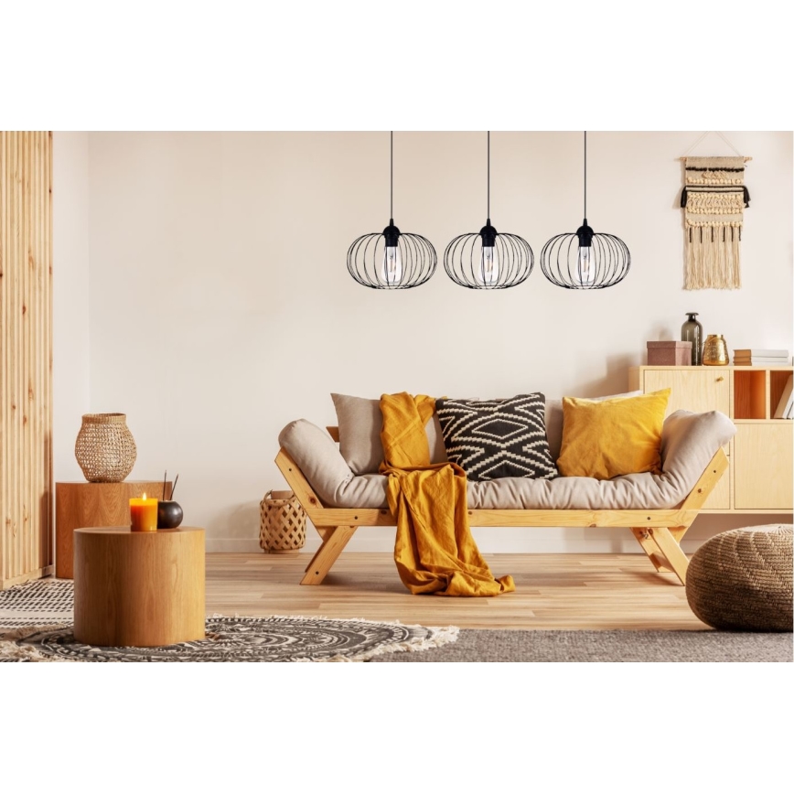 Lustra ar auklu BOCCA 3xE27/60W/230V