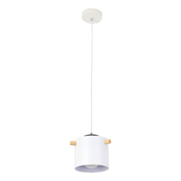 Lustra ar auklu BODO 1xE27/60W/230V balta