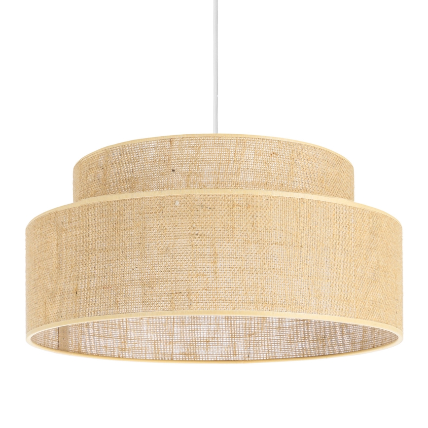Lustra ar auklu BOHO 1xE27/60W/230V bēša