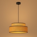 Lustra ar auklu BOHO 1xE27/60W/230V d. 40 cm bēša