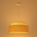 Lustra ar auklu BOHO 1xE27/60W/230V d. 40 cm rotanga