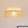 Lustra ar auklu BOHO 1xE27/60W/230V krēmkrāsa/bēša