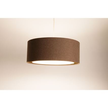 Lustra ar auklu BOHO TRINITI 1xE27/60W/230V brūna