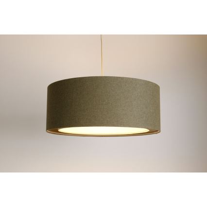 Lustra ar auklu BOHO TRINITI 1xE27/60W/230V pelēka