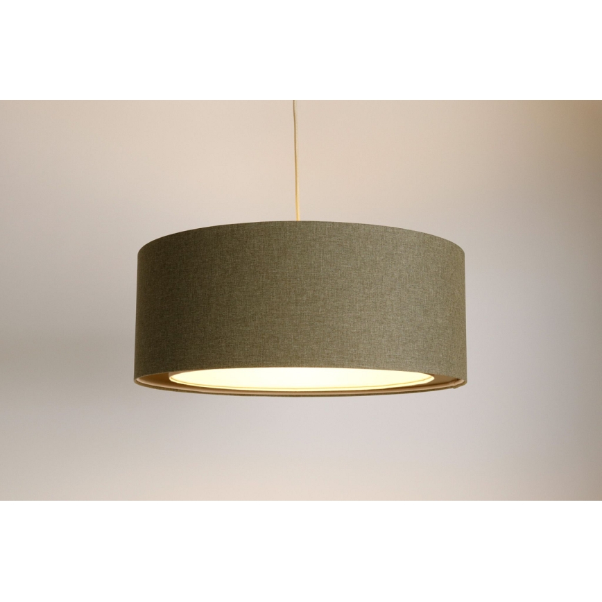 Lustra ar auklu BOHO TRINITI 1xE27/60W/230V pelēka