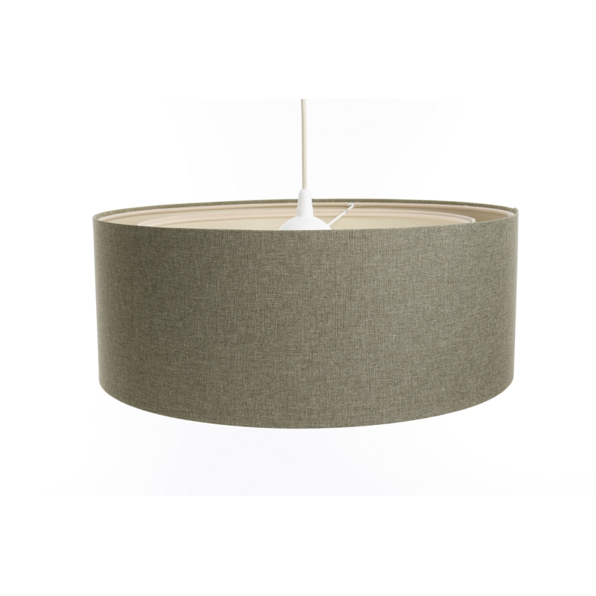 Lustra ar auklu BOHO TRINITI 1xE27/60W/230V pelēka
