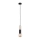 Lustra ar auklu BOLID 1xE27/60W/230V zeltaina/melna