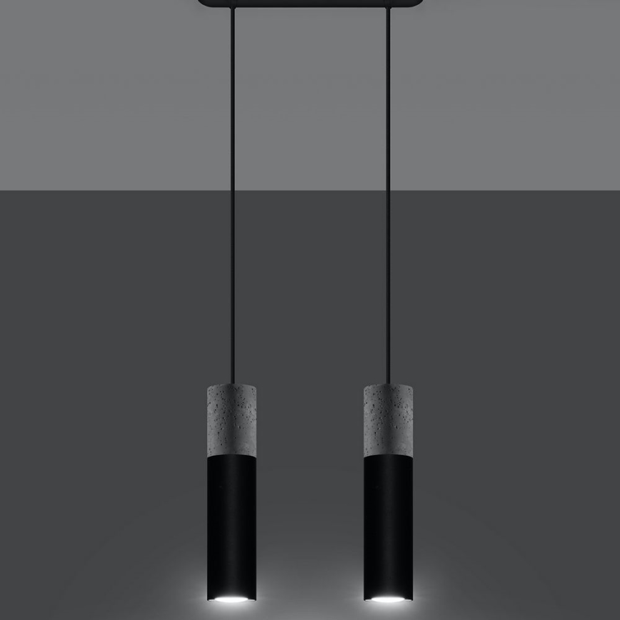 Lustra ar auklu BORGIO 2xGU10/40W/230V