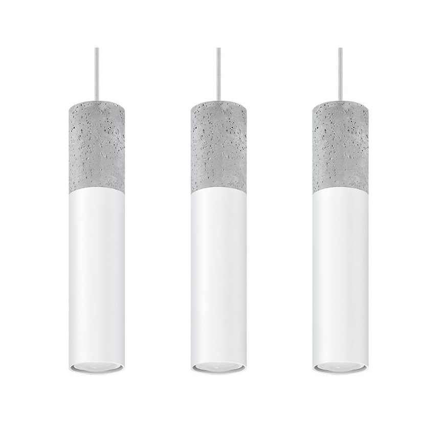 Lustra ar auklu BORGIO 3xGU10/40W/230V