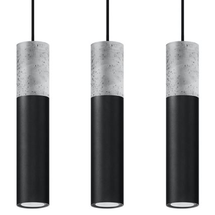 Lustra ar auklu BORGIO 3xGU10/40W/230V