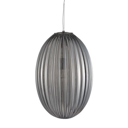 Lustra ar auklu BRAGA 1xE27/60W/230V pelēka