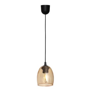 Lustra ar auklu BRILLANT 1xE27/15W/230V bēša