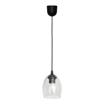 Lustra ar auklu BRILLANT 1xE27/15W/230V caurspīdīga